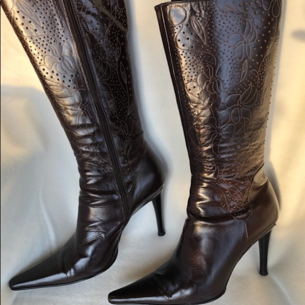 Stunning Italian Leather Hand Made Boots!